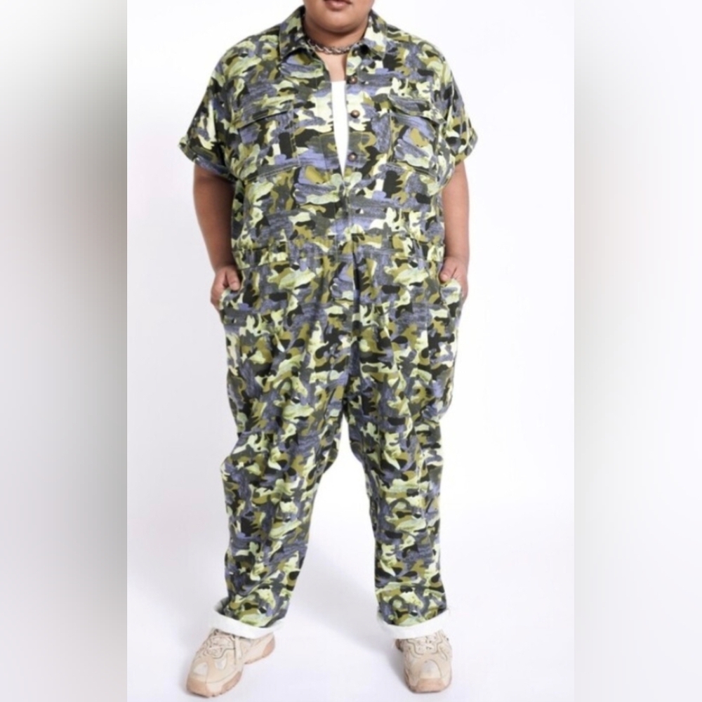 Wildfang + BP. Camo Jumpsuit